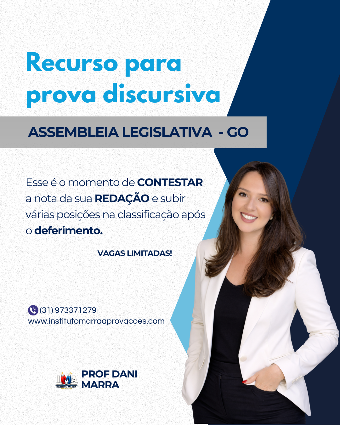 Recurso para o concurso da Assembleia Legislativa de Goiás – Alego